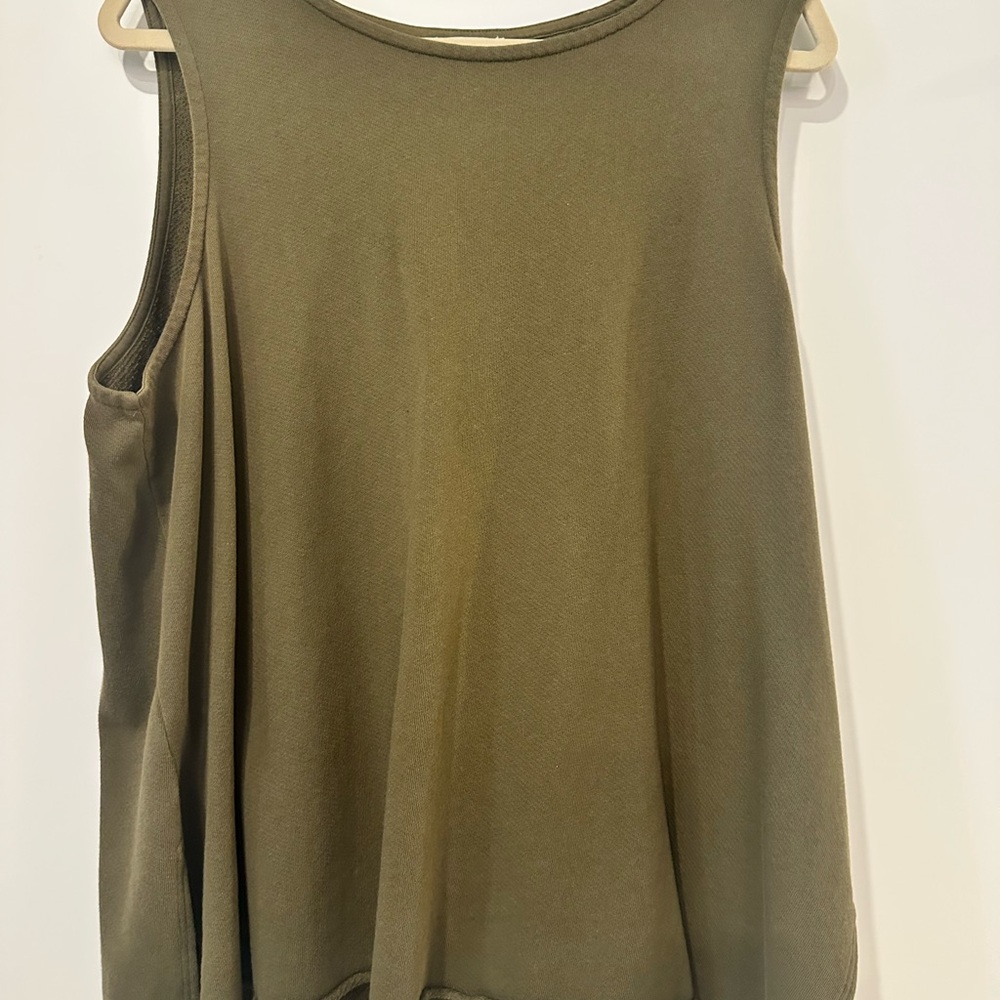 Eileen Fisher Olive Green Tank Top